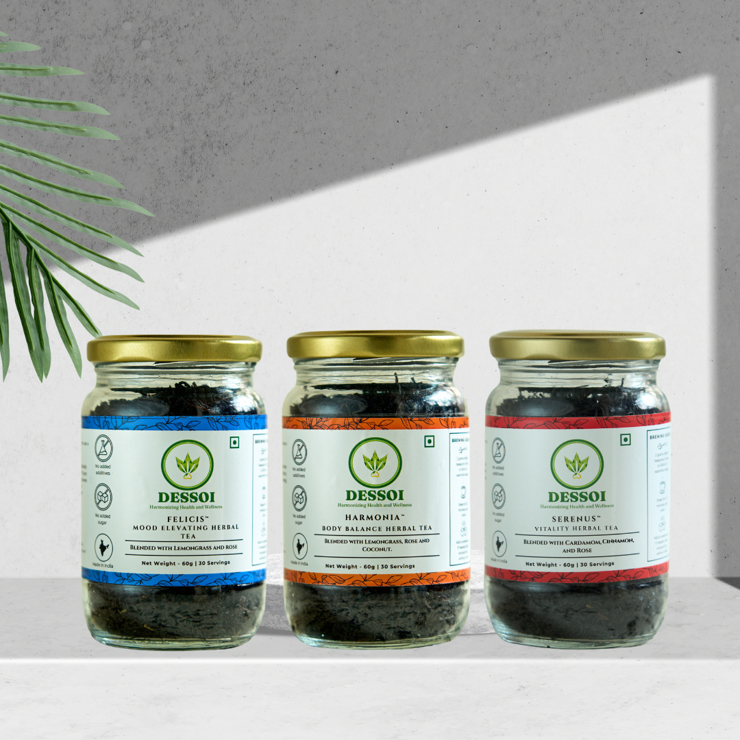 Floral Combo - Felicis, Harmonia and Serenus Herbal Teas | 60g x 3