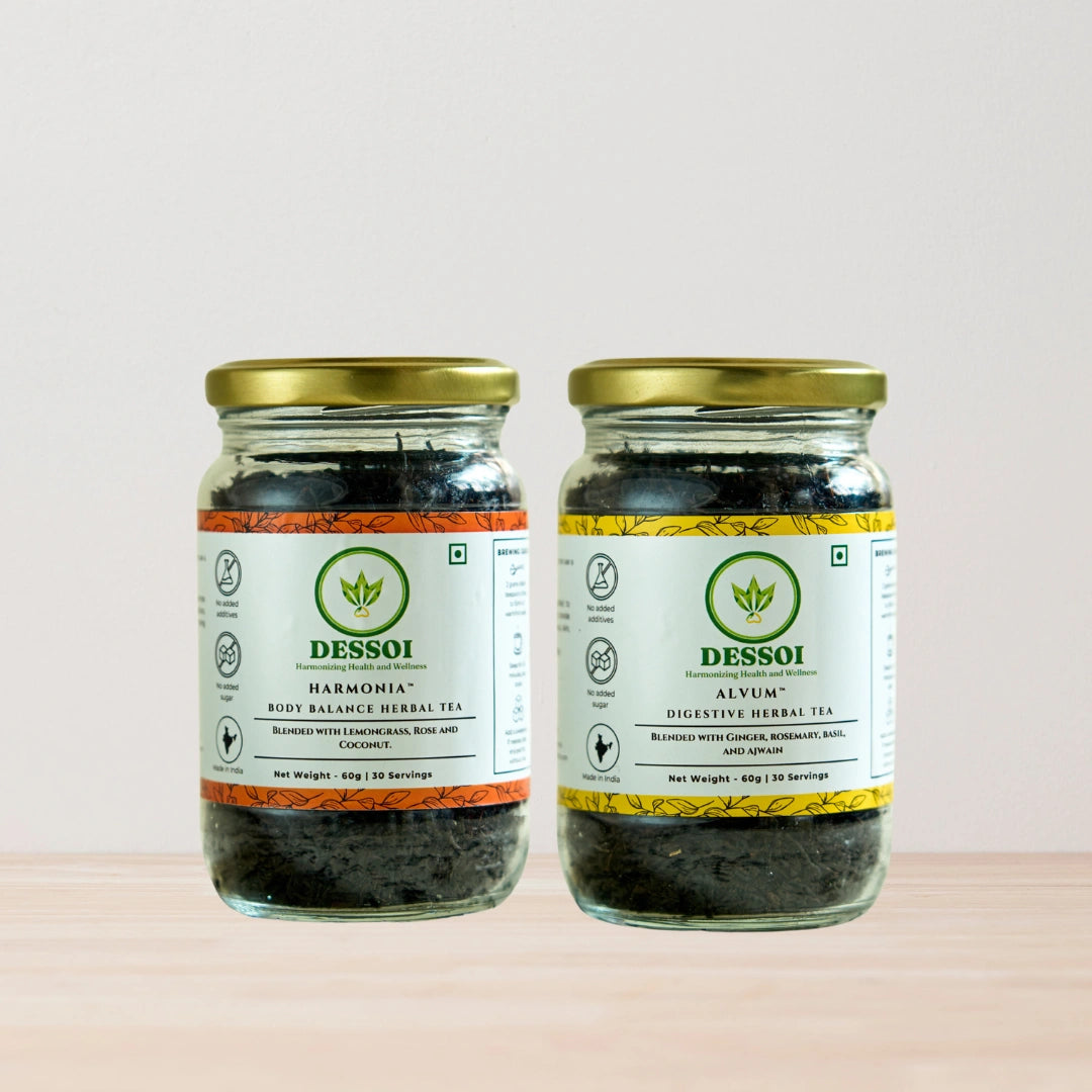 Happy Tummy Combo - Alvum and Harmonia Herbal Teas | 60g x 2