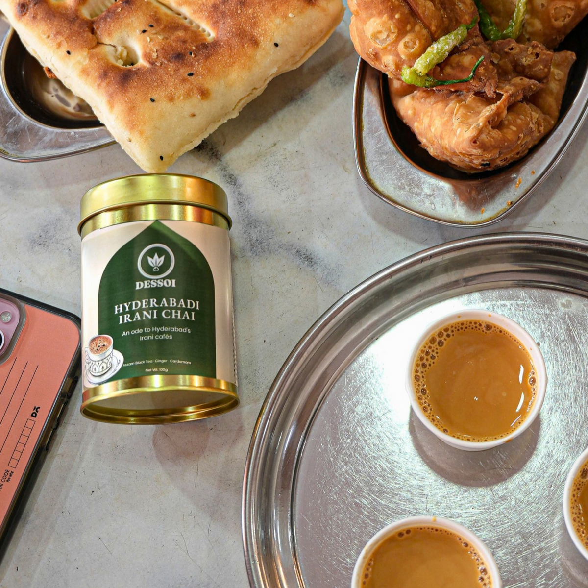 Hyderabadi Irani Chai | Black Tea with Elaichi & Ginger
