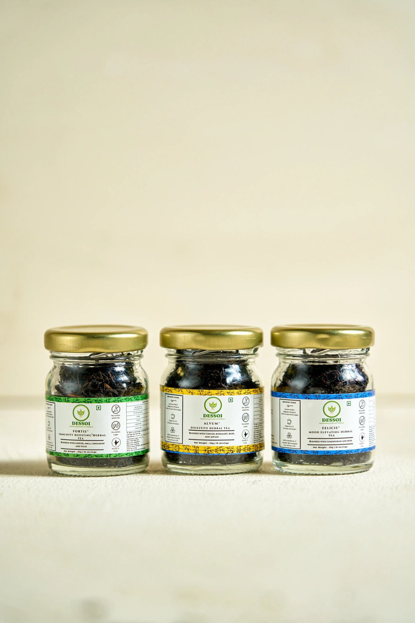 Harmony Health Collection Giftbox/Tea Taster Kit | Set of 3 Blends and Tea Infuser