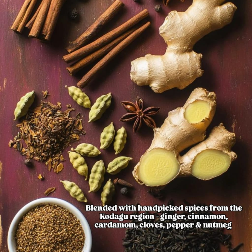Kadak Masala Chai | Black Tea with Whole Spices - 100gm