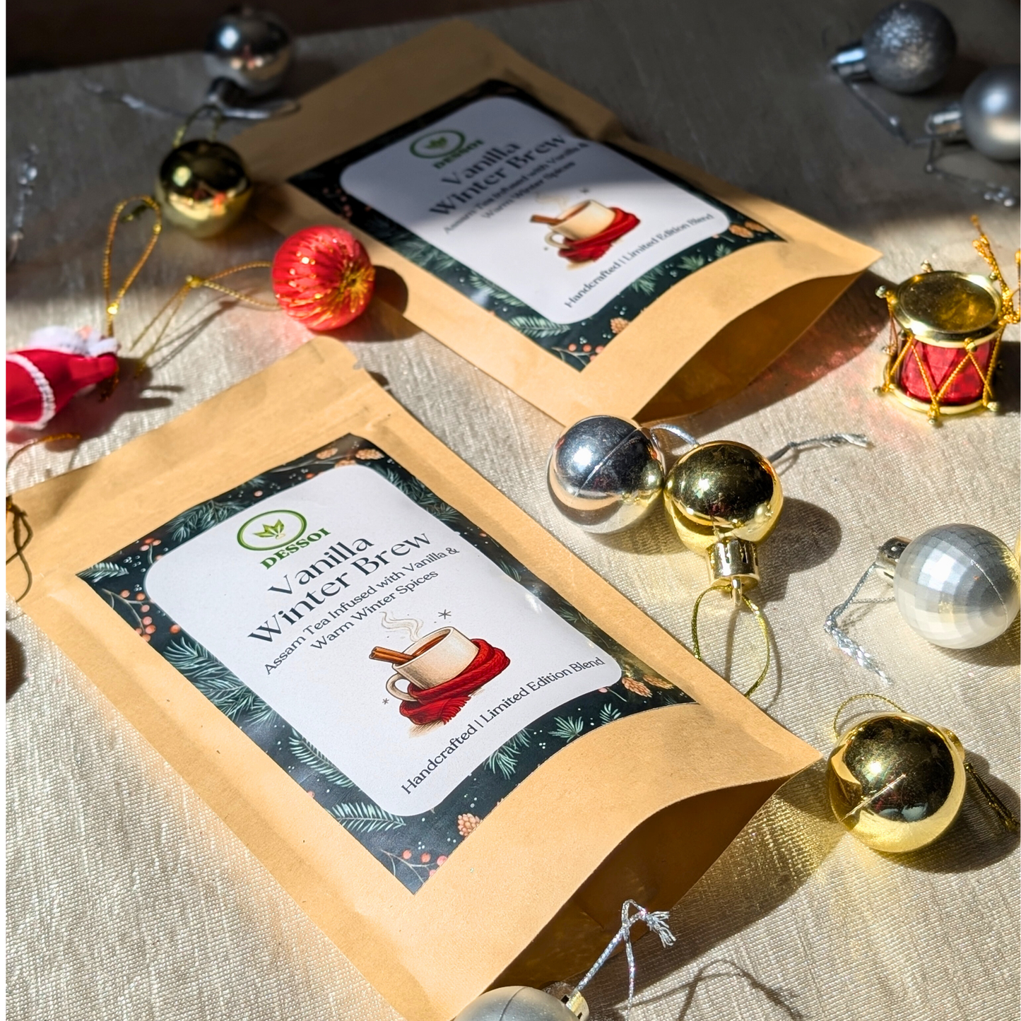 Vanilla Winter Brew | Vanilla Infused Black Tea with Whole Spices - 100g | Winter Limited Edition