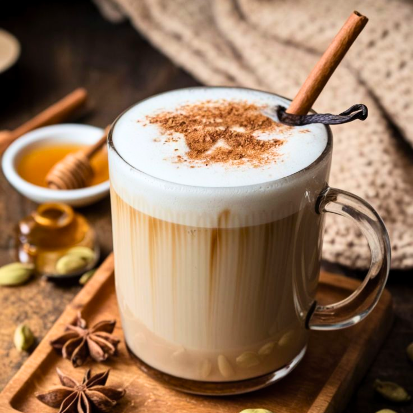 Vanilla Winter Brew | Vanilla Infused Black Tea with Whole Spices - 100g | Winter Limited Edition